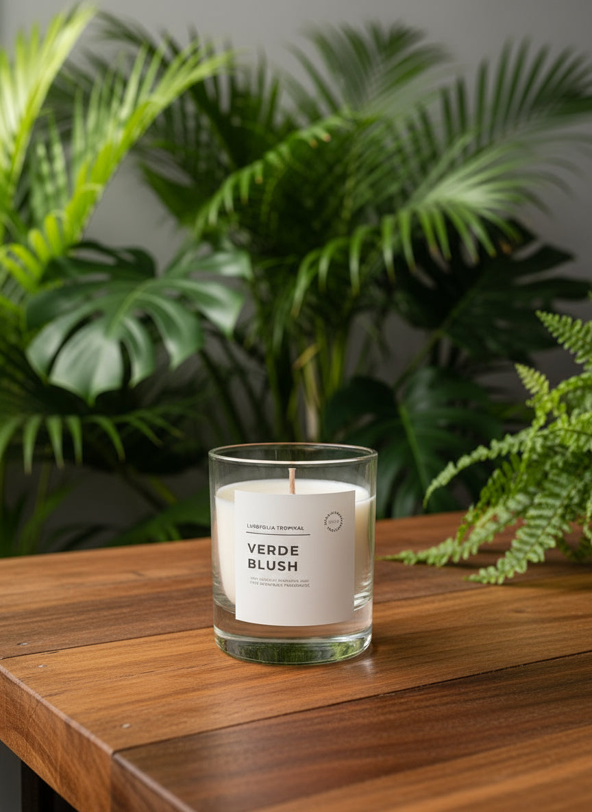 VERDE BLUSH 40h Candle - Tube Edition