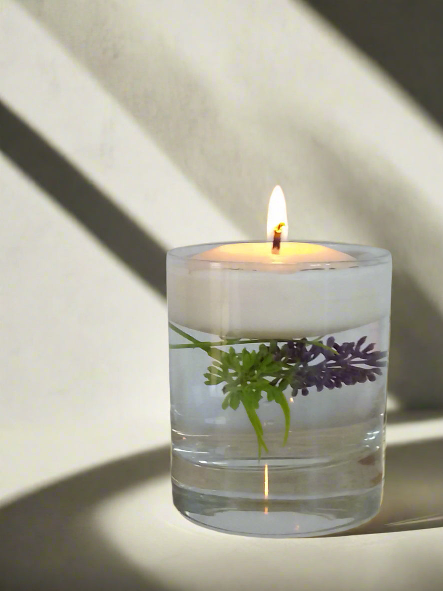 NATURAL FLOW FLOATIES - Unscented floating candles - Set of 3