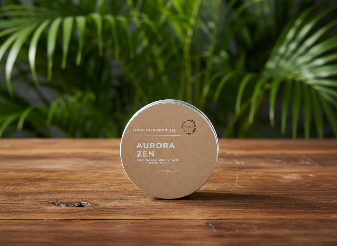 AURORA ZEN Massage and Wellbeing Candle