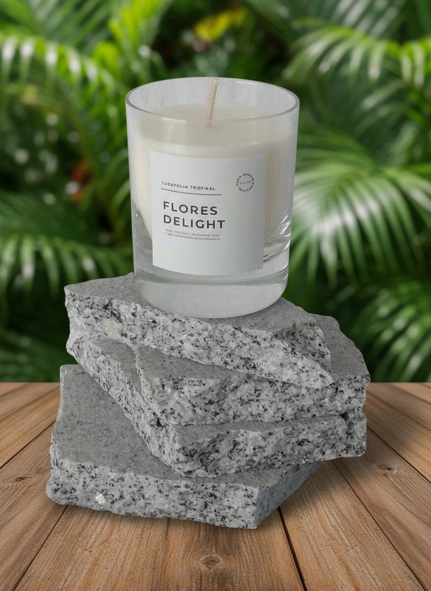 FLORES DELIGHT 40h Candle - No Waste Special Edition