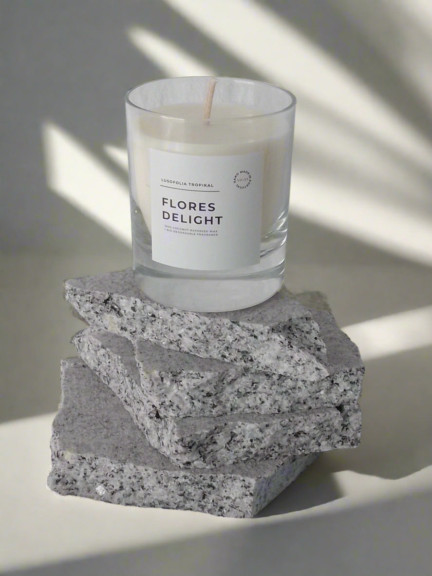 FLORES DELIGHT 40h Candle - No Waste Special Edition