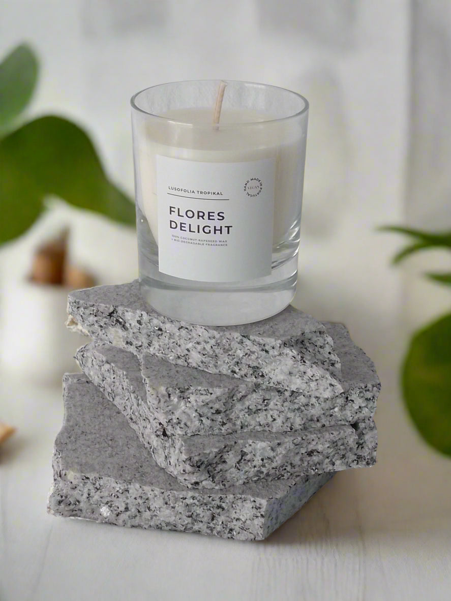 FLORES DELIGHT 40h Candle - No Waste Special Edition