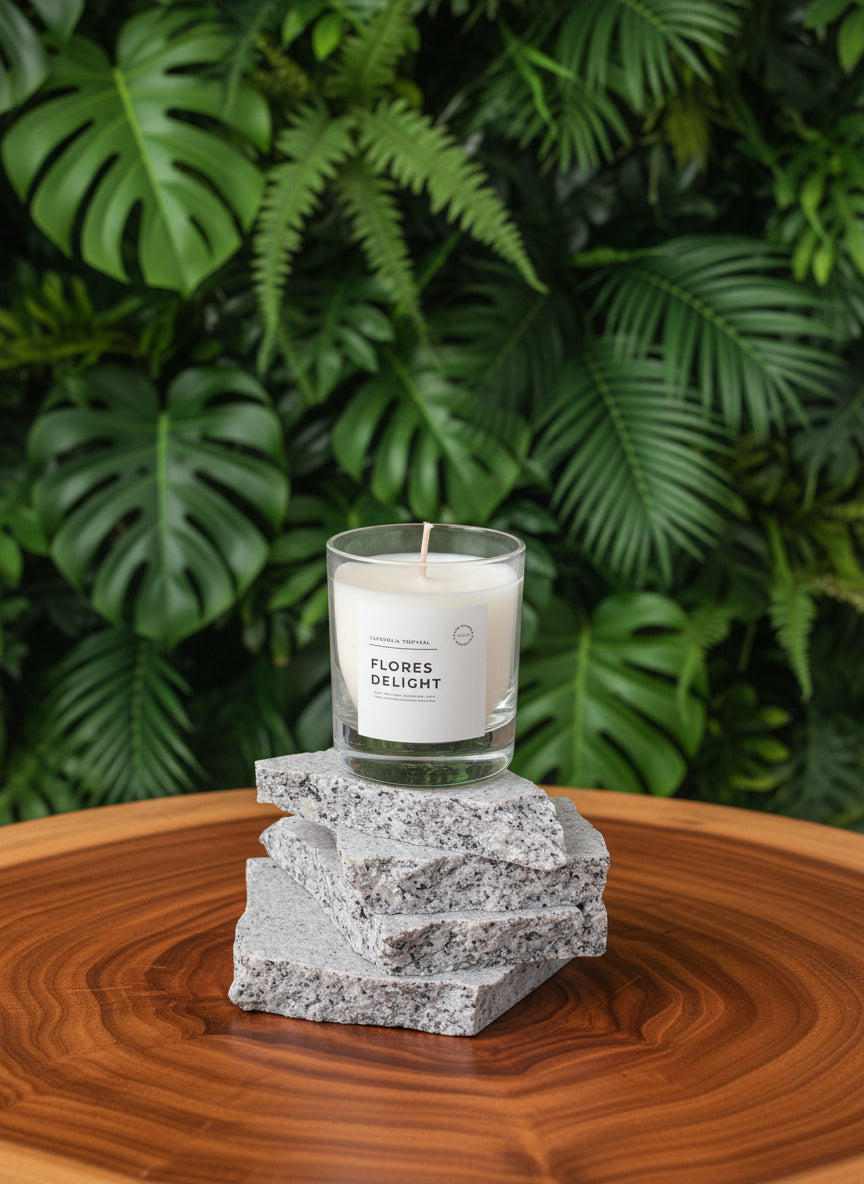 FLORES DELIGHT 40h Candle - No Waste Special Edition