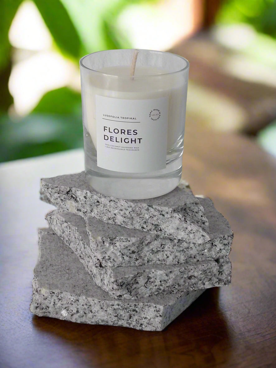 FLORES DELIGHT 40h Candle - No Waste Special Edition