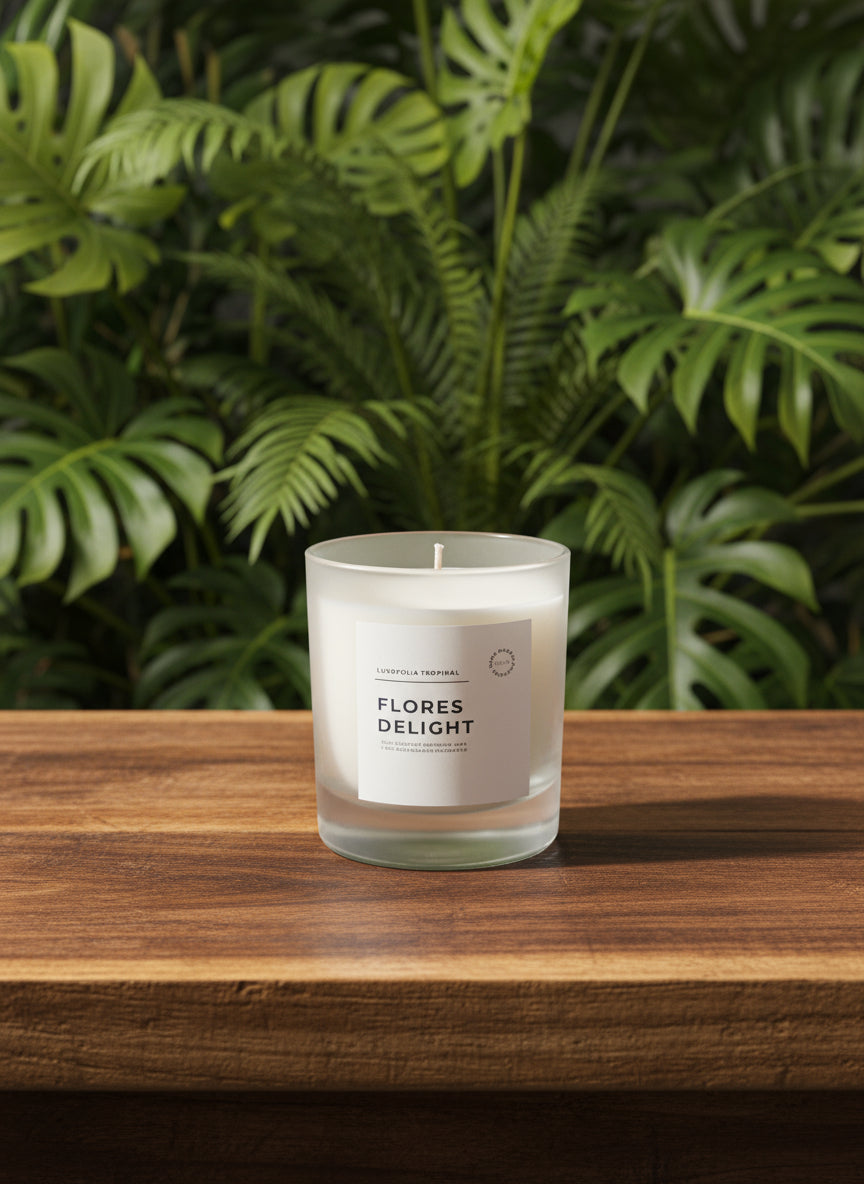 FLORES DELIGHT 40h Candle - No Waste Special Edition