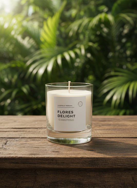 FLORES DELIGHT 40h Candle - No Waste Special Edition
