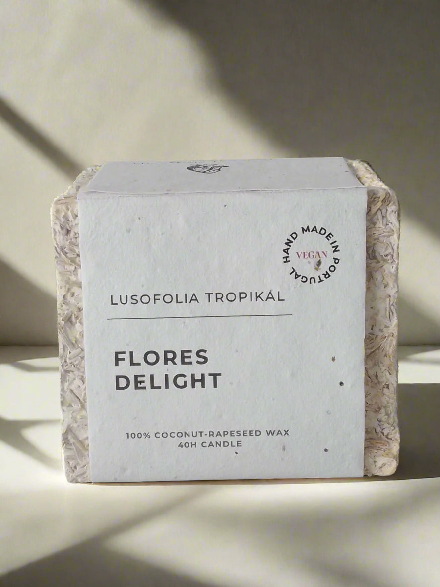 FLORES DELIGHT 40h Candle - No Waste Special Edition