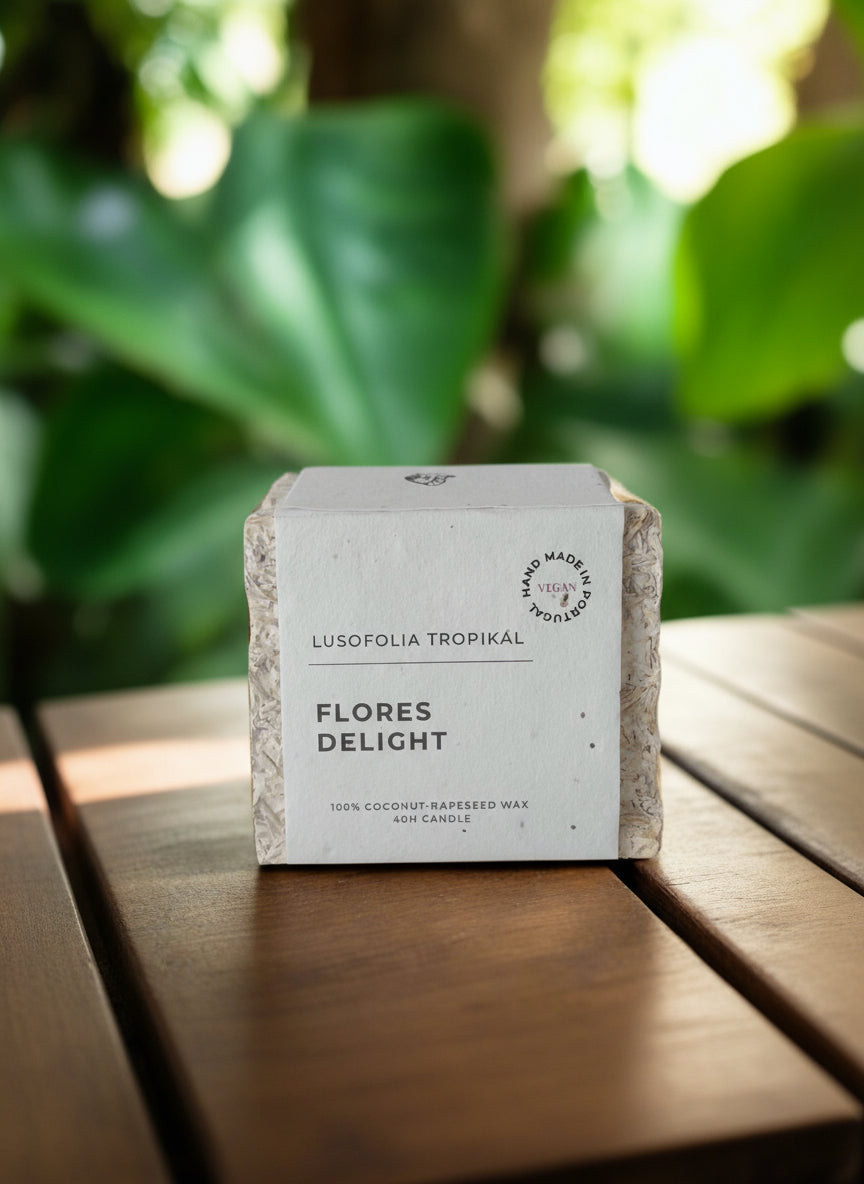 FLORES DELIGHT 40h Candle - No Waste Special Edition