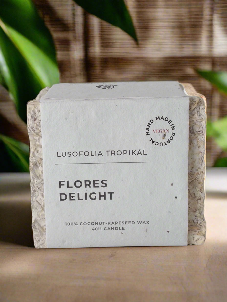 FLORES DELIGHT 40h Candle - No Waste Special Edition
