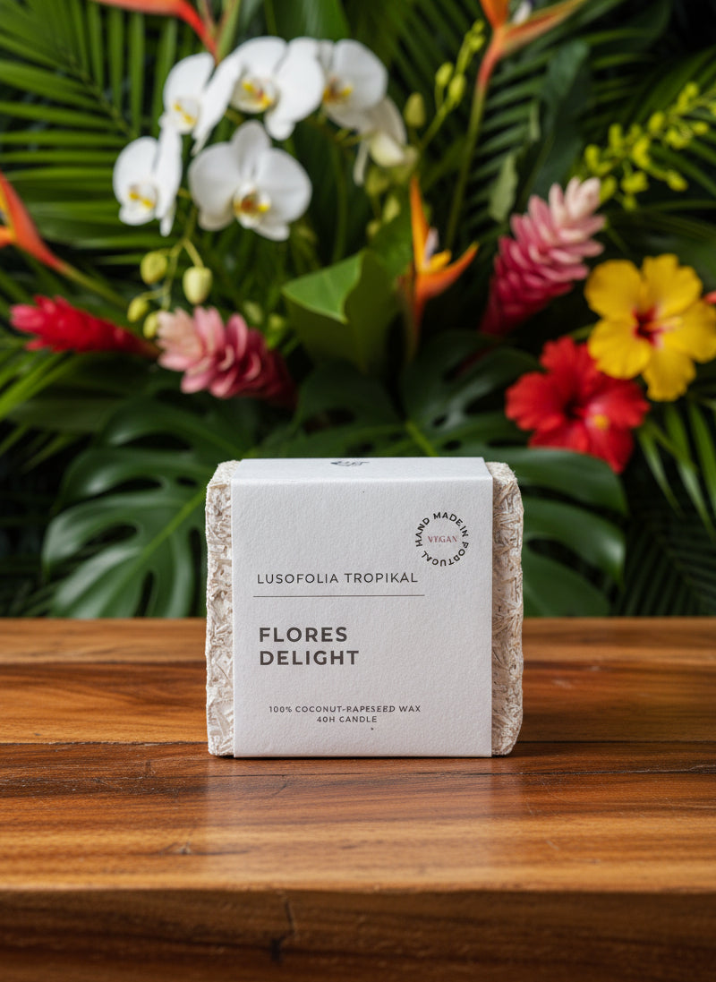 FLORES DELIGHT 40h Candle - No Waste Special Edition