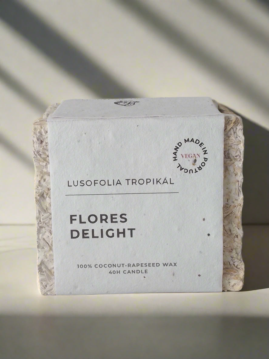 FLORES DELIGHT 40h Candle - No Waste Special Edition